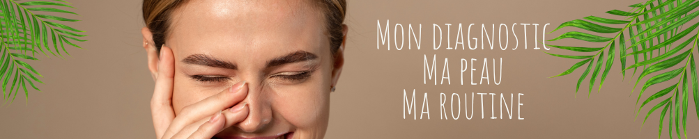 Routine visage et diagnostic de peau